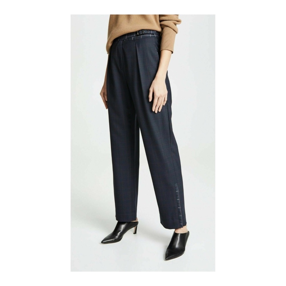 RAG & BONE James Plaid Belted Cropped Ankl… - Picture 4 of 16